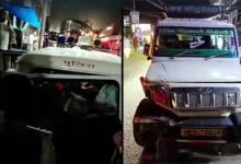 scooty-and-scorpio-accident-in-haldwani-teenpani-bypass