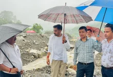 dehradun dm-ashish-chauhan-inspects-flood-hit-areas