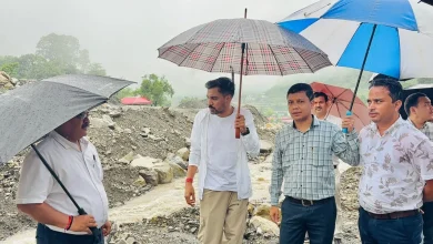 dehradun dm-ashish-chauhan-inspects-flood-hit-areas