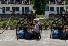 bageshwar-school-children-ramganga-trolley-crossing