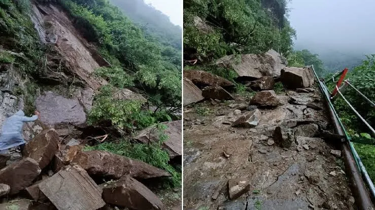 falling-of-boulders-on-kedarnath-trekking-route-