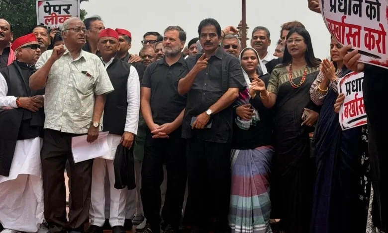 parliament-monsoon-session-2026- update-opposition-black-clothes-protest-in-parliament