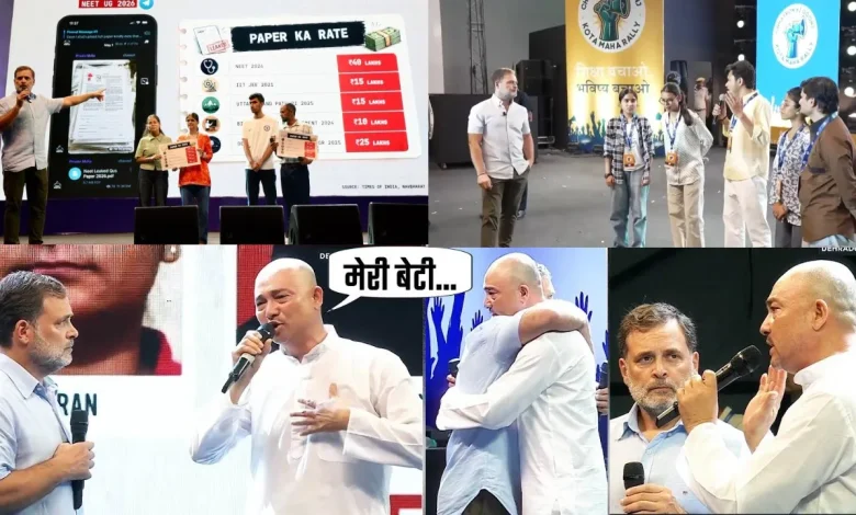 rahul-gandhi-calls-paper-leak-a-menu-card-system-riya-thapa-father-seeks-justice-dehradun-students-